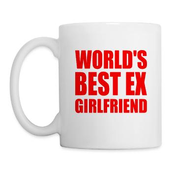 world's best ex girlfriend - Mug blanc - blanc - Gauche