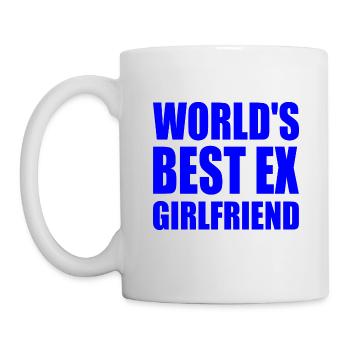worlds best ex girlfriend - Mug blanc - blanc - Gauche