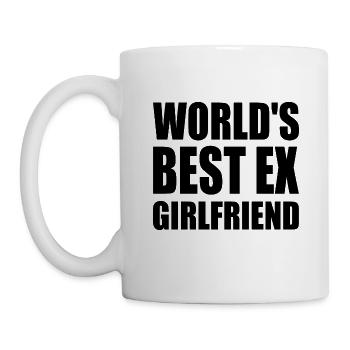 world's best ex girlfriend - Mug blanc - blanc - Gauche