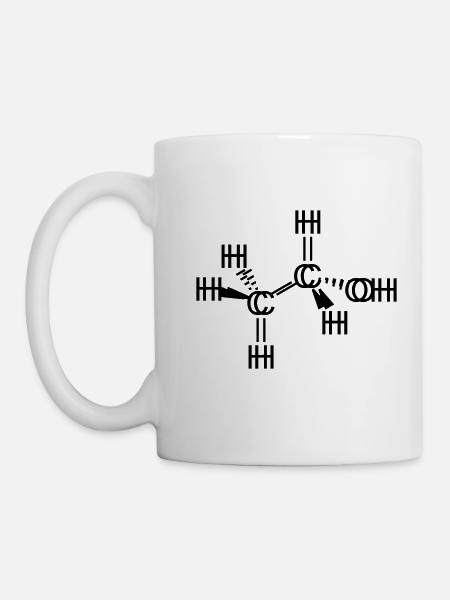 ethanol verschoben alkohol - Tasse - Weiß
