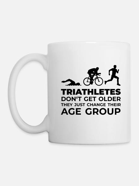 Triathletes - Age Group - Tasse - Weiß