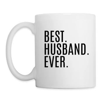 Bester Ehemann ever Geschenk Ehegatte - Tasse - Weiß - Links