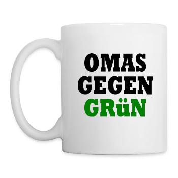 Omas gegen grün - Tasse - Weiß - Links