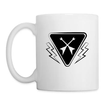 Guitar Vintage Rock 'n' Roll Blitz - Mug - white - Left