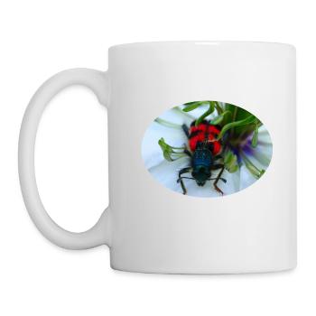 The beehive or beewolf is a predator - Mug - white - Left
