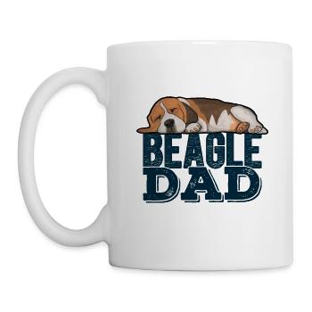 Beagle Dad - Mug - white - Left