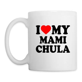 I love my mami chula - Tasse - Weiß - Links