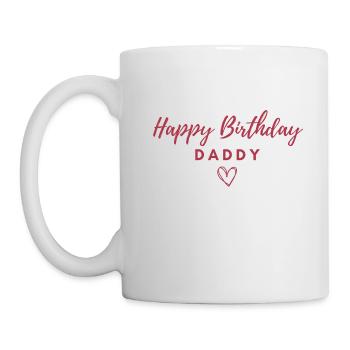Joyeux anniversaire papa - Mug blanc - blanc - Gauche