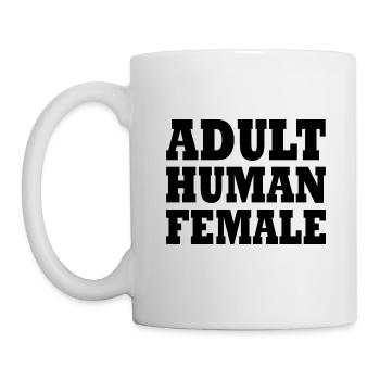 adult human female - Tasse - Weiß - Links