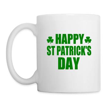 happy st patricks day - Mug blanc - blanc - Gauche