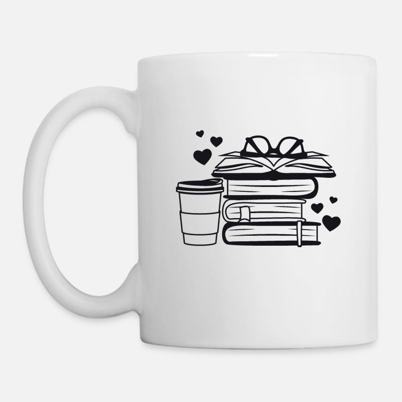 Literature Bookworm Book Nerd Intelligence - Mug - white