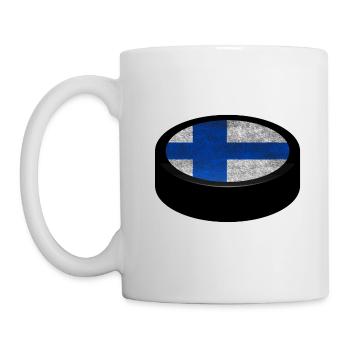 Team Finland Hockey Puck - Mug - white - Left