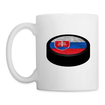 Team Slovakia Hockey Puck - Mug - white - Left