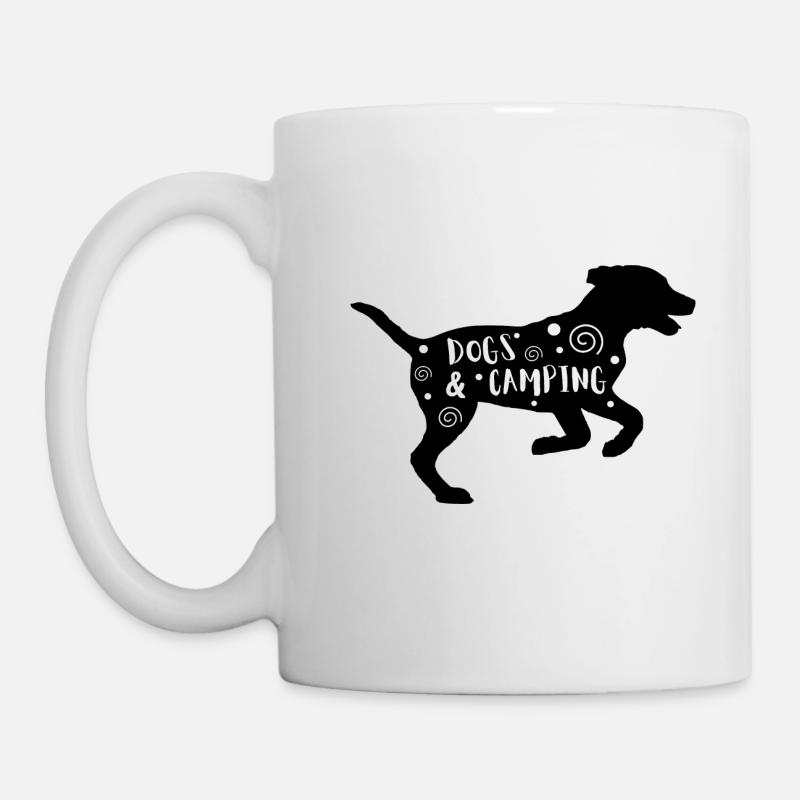 Dogs & Camping - Mug - white