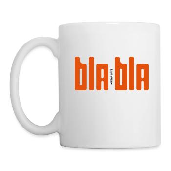 Bla bla - Tasse - Weiß - Links