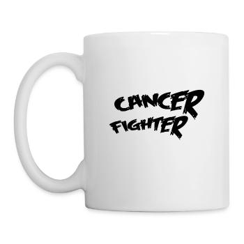 Cancer Fighter - Mug blanc - blanc - Gauche