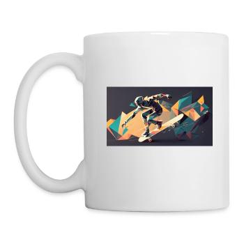 Skateboarding 2.0 - Tasse - Weiß - Links