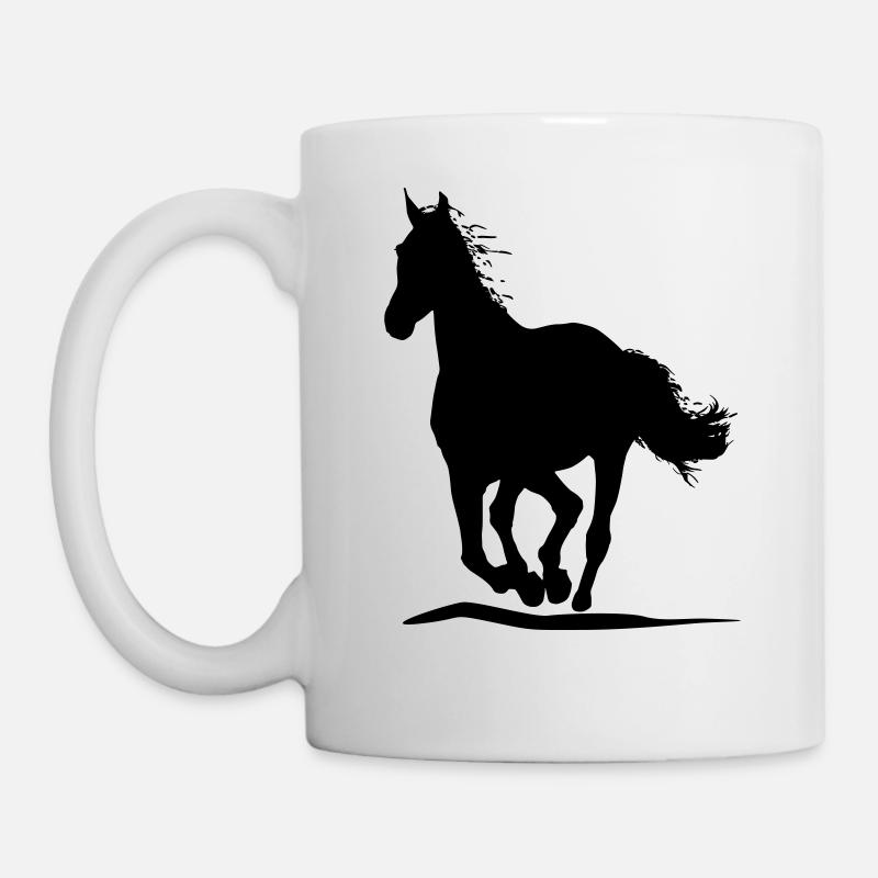 Running Horse - Mug - white