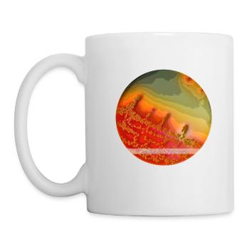 DESIGNED BY BACTERIA Edition 3 - Mug blanc - blanc - Gauche