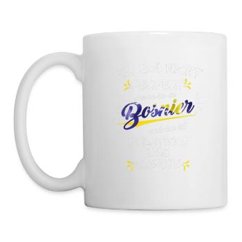 Bosnien Ich bin ein Bosnier - Tasse - Weiß - Links