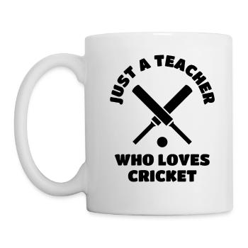 Juste un professeur qui aime le cricket - Mug blanc - blanc - Gauche