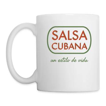 Salsa Cubana Salsa Dance Salsa Musique - Mug blanc - blanc - Gauche