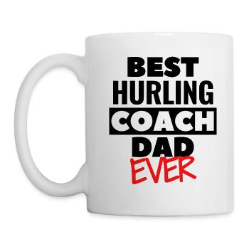 Bester Hurling Coach Dad aller Zeiten. - Tasse - Weiß - Links