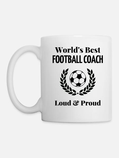 Der beste Fußballtrainer der Welt - Tasse - Weiß