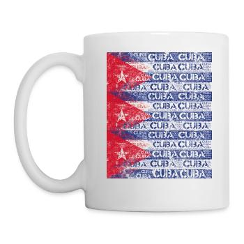 Cuba Cuban flag - Mug - white - Left