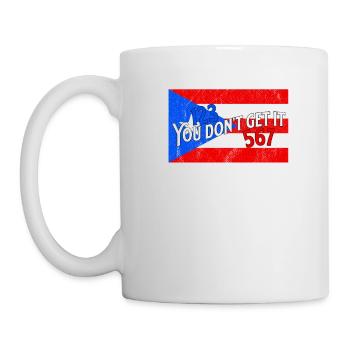 Puerto Rico Flag 123 567 Salsa - Mug - white - Left