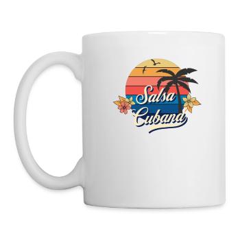 Salsa Dance Salsa Cubana Salsa Musique - Mug blanc - blanc - Gauche