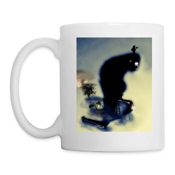 Monkey Mountain - Tasse - Weiß - Links