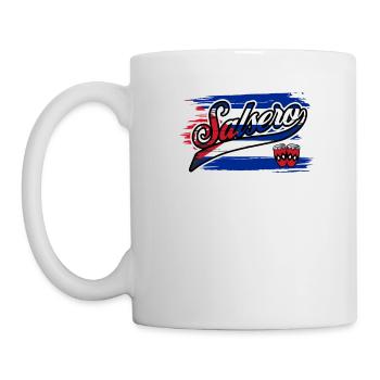 Kuba Salsa Dancer Salsero Kuba Flagge - Tasse - Weiß - Links