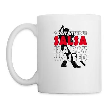 Salsa Dance A day without salsa - Mug blanc - blanc - Gauche