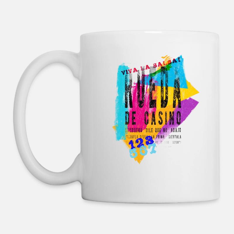 Rueda de Casino Salsa Salsa Dance - Tasse - Weiß