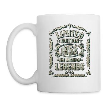 Birth Of Legends 1952 70th Birthday Vintage 1952 - Mug - white - Left