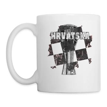 Hrvatska Vukovar Vodotoranj Kroatien - Tasse - Weiß - Links