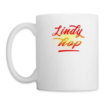 Lindy Hop Dance Swing Tanz - Tasse - Weiß - Links