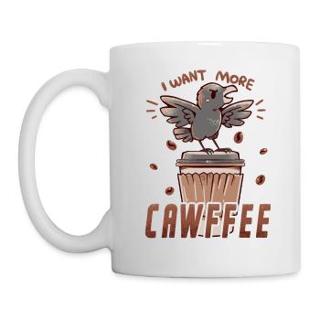 Je veux plus de CAWFFEE - Mug blanc - blanc - Gauche