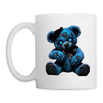 Besessener Teddybär - Tasse - Weiß - Links