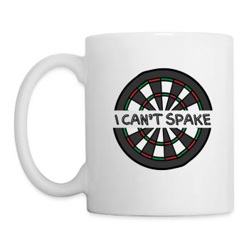 I can't spake - Mug - white - Left
