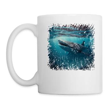 Whale sharks are impressive fish - Mug - white - Left