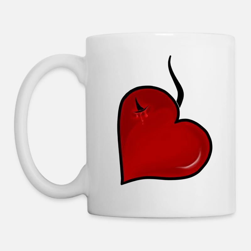 Wounded Heart - Mug - white