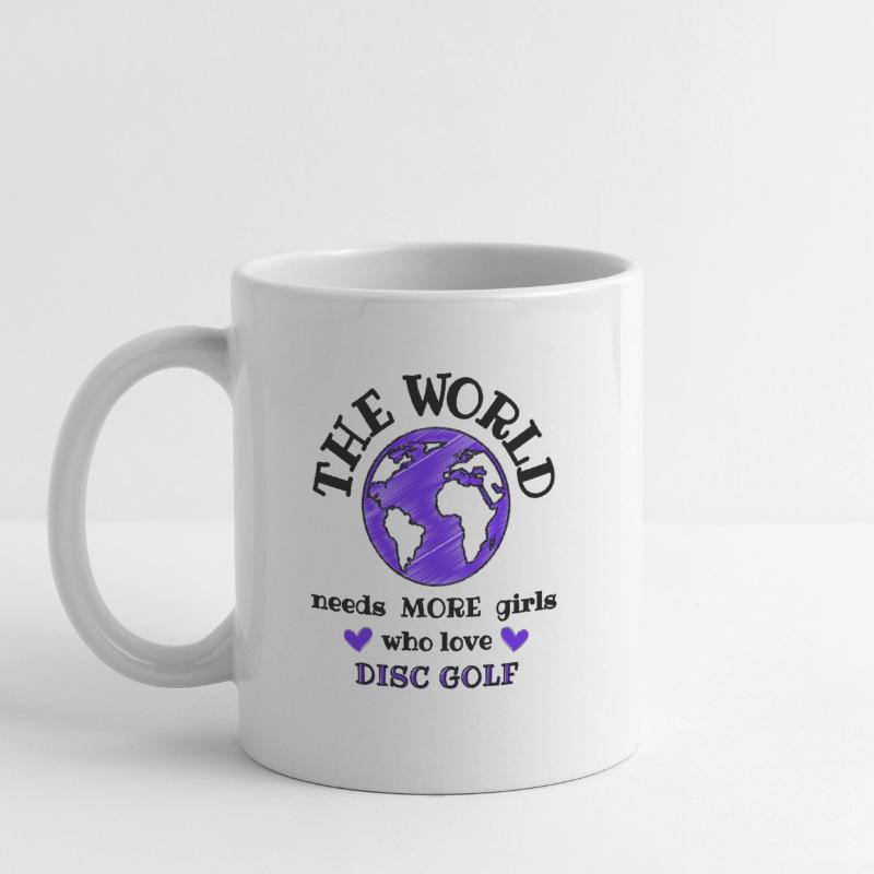 Für das Mädchen oder die Dame, die gerne Discgolf spielt Tasse