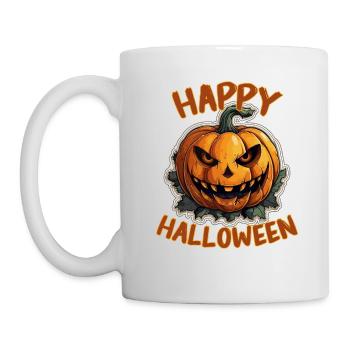Happy Halloween Pumpkin. Ghosts Pumpkin. - Mug - white - Left