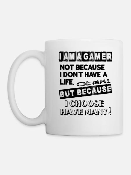 I AM A GAMER - Mug - white