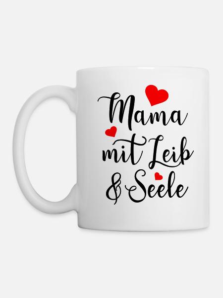 Vollblutmama Beste Mama Geschenk Liebe Mutterliebe - Tasse - Weiß