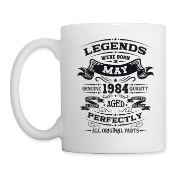 Legend May 1984 Vintage 1984 Birthday 1984 - Mug - white - Left