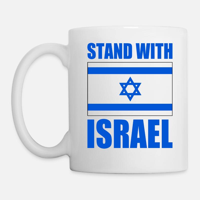 Stand with israel - Tasse - Weiß