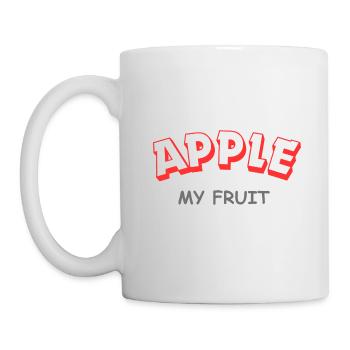 my apple - Mug - white - Left